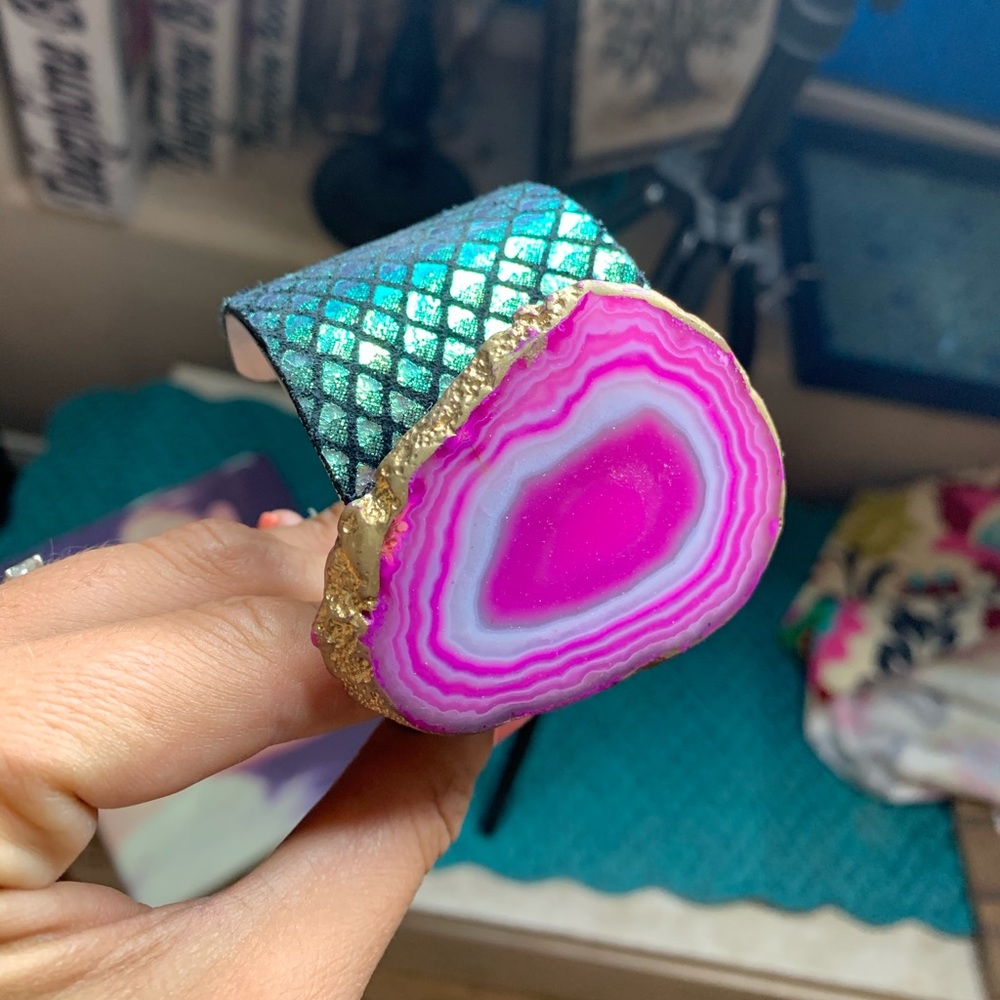 Agate cuff